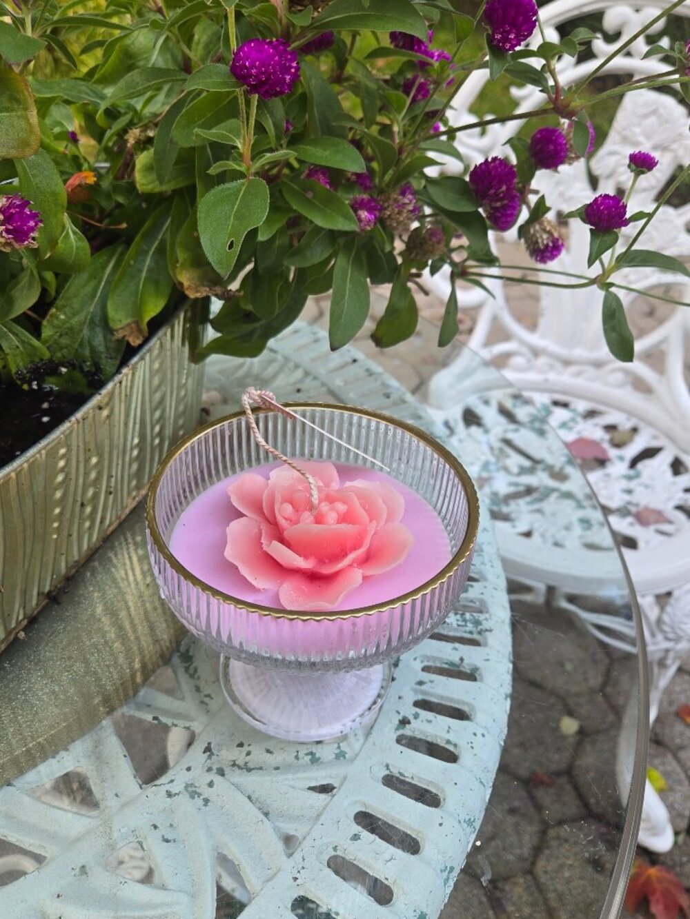 Rose candle - Picture 4 of 16